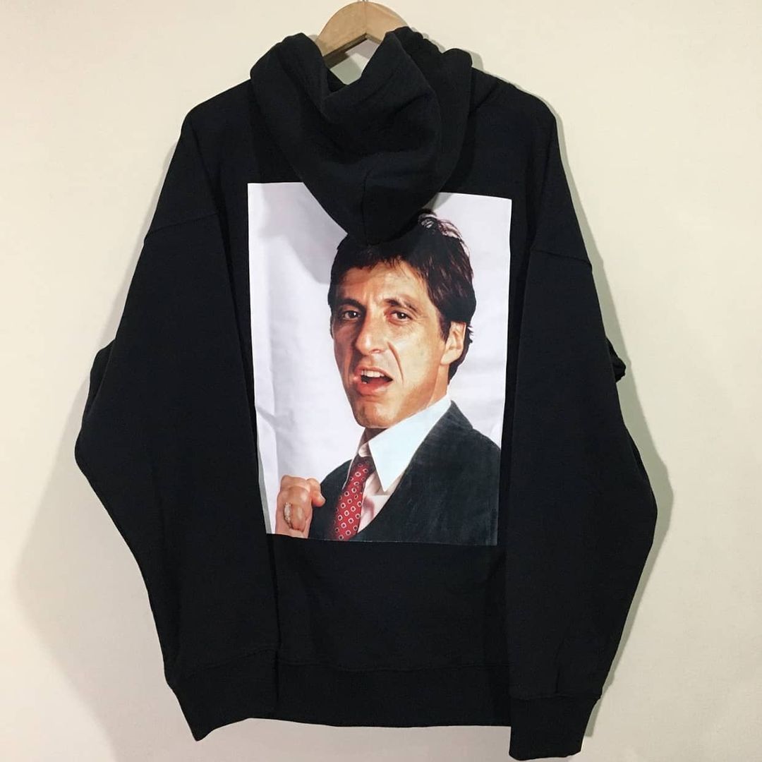 阿尔帕西诺连帽宽松百搭