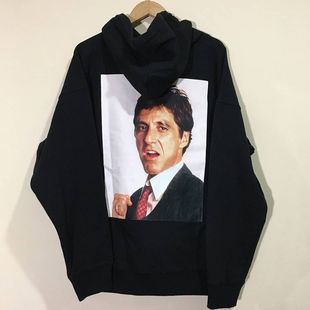 school宽松卫衣长袖 阿尔帕西诺old 套头连帽 教父连帽外套 美式