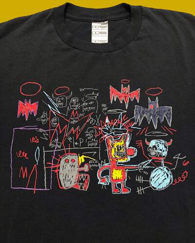 Autismss宝藏屋 让米歇尔巴斯奎特Jean Michel Basquiat短袖T恤