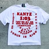 kaeye103白色阿美咔叽圆领短袖 潮牌tee 半袖 T恤男女款 ins风情侣装