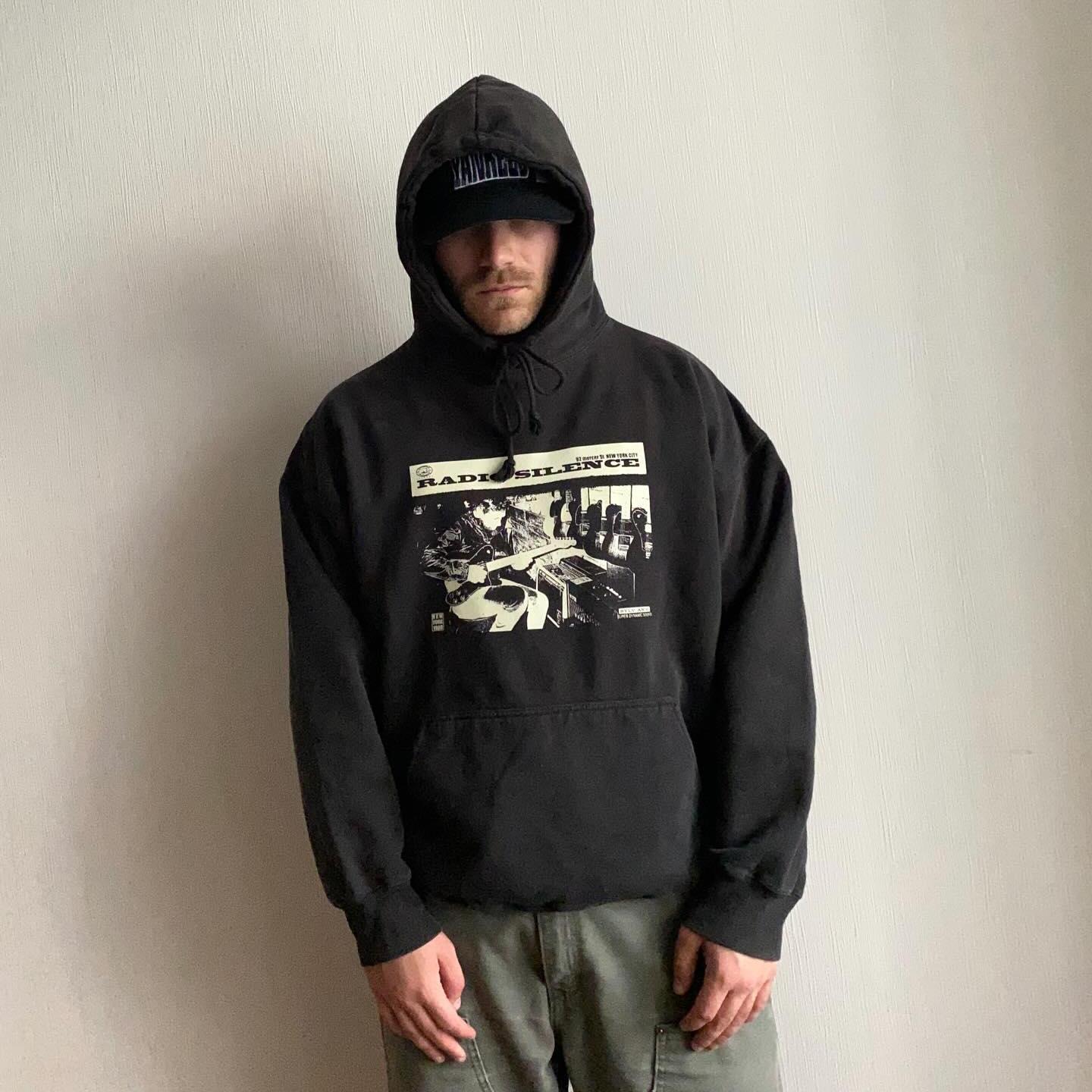 Autismss宝藏屋！简约创意男女复古宽松BF中性风街头连帽卫衣潮流