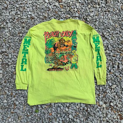 oldschool复古学院风男女长袖t恤