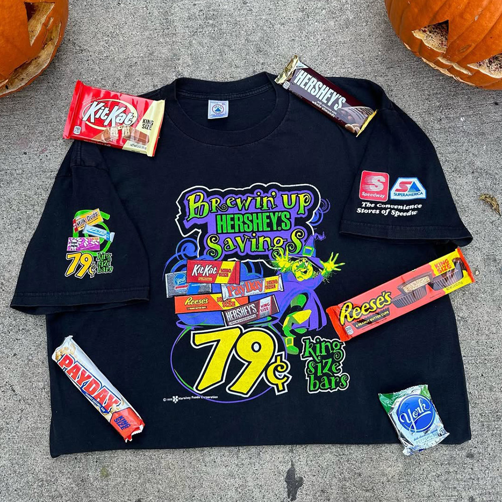 Autismss宝藏屋 好物推荐！各种糖果拼接色彩i复古男女短袖T恤