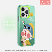 萌珍珠少女适用苹果14promax手机壳ip15pro原创搞怪13卡通全包保护套iphone12pro防摔ip16趣味丑萌14小众高级