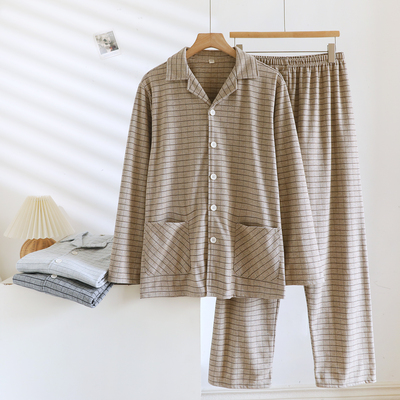 保暖不臃肿~德绒男士睡衣