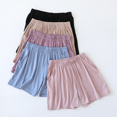 夏季 莫代尔睡裤 可外穿休闲家居短裤 大码 沙滩 女夏天短五分宽松薄款