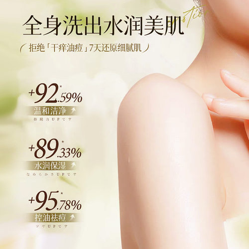 玑植荟山茶花清润香氛沐浴露抖音爆款香水形持久大瓶正品沐浴液
