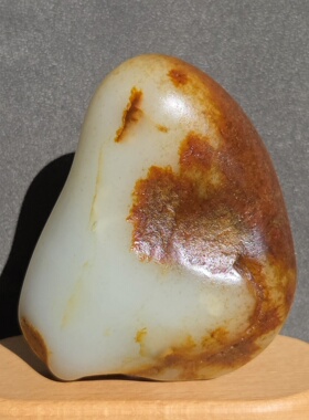 G011502新疆的猫204.2克玛丽艳浓郁聚红皮白肉羊脂玩籽 和田玉