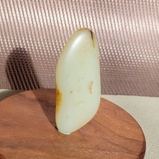 高脂粉高油糯性黄白老熟 21.2克 挂件籽料 猫C121101 新疆