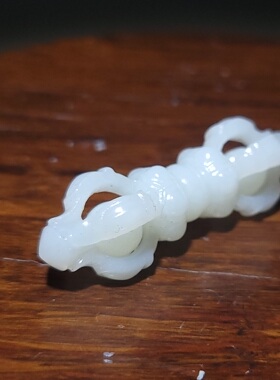 YQ010803 10.2克，精品润如超细糯老坑俄料羊脂白玉金刚杵