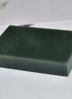 新疆的猫MAO14 85.7克，超值黑青玉细料蓝调平安无事牌