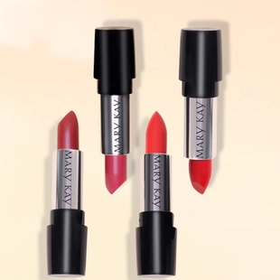 玫琳凯缎光滋润蜜唇膏口红名伶红瑰丽玫红雾桃红樱花粉持久正品