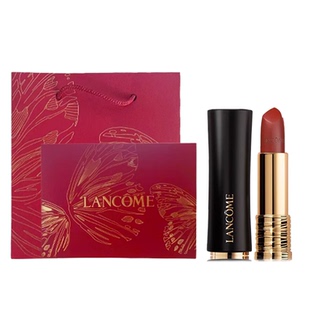 礼盒情人节 295 Lancome 兰蔻口红小蛮腰哑光唇膏196