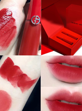 Armani阿玛尼口红红管唇釉/权力唇膏405情人节送礼礼盒