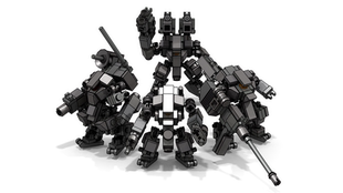 创意礼品 积木moc机甲 玩具 拼装 乐享鸟叔积木 小机甲突击部队