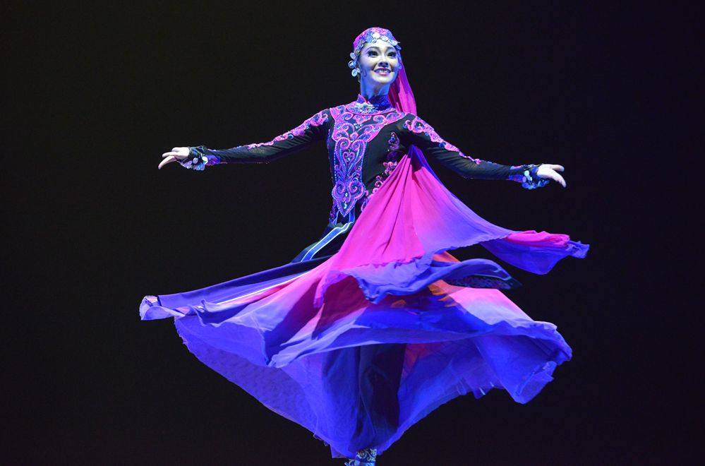 高端定制美丽的阿依汗舞蹈服艺考服装第十二届桃李杯上戏舞蹈学院