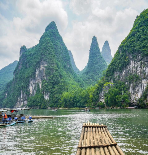 直播背景背景墙壁纸桂林山水风景