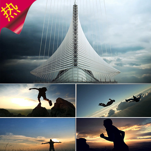 成功励志正能量 企业文化精神 登山跑步攀岩 合作握手 视频素材