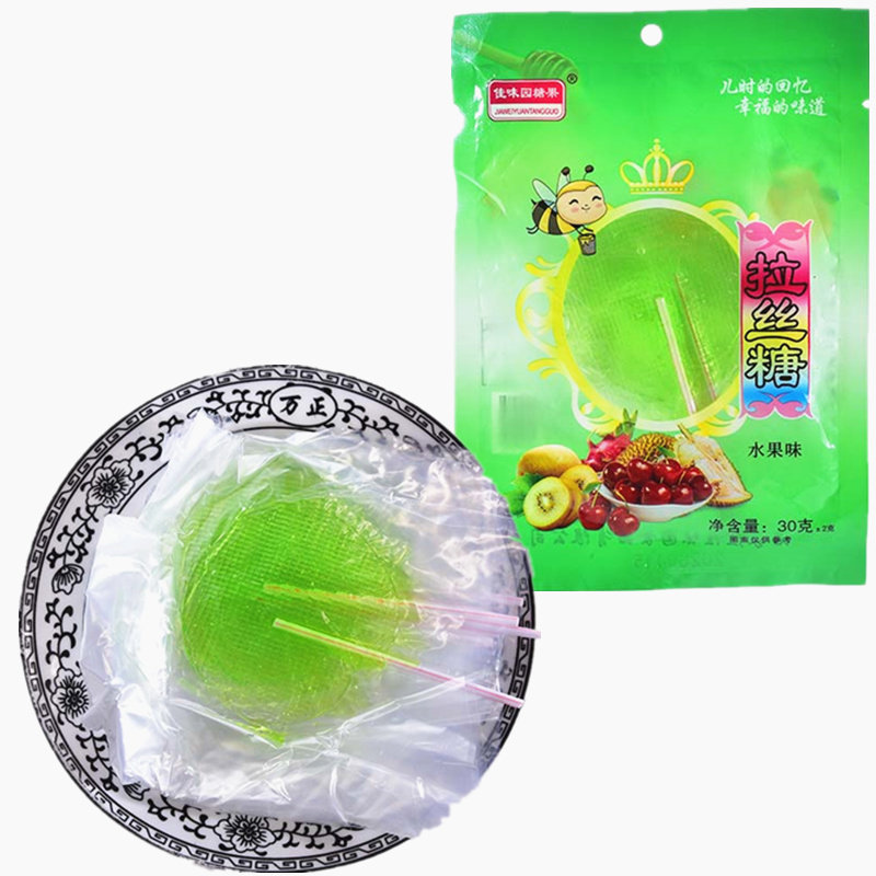 佳味园糖果佳味园拉丝糖砂糖.淀粉糖浆坚硬糖果约30克批发