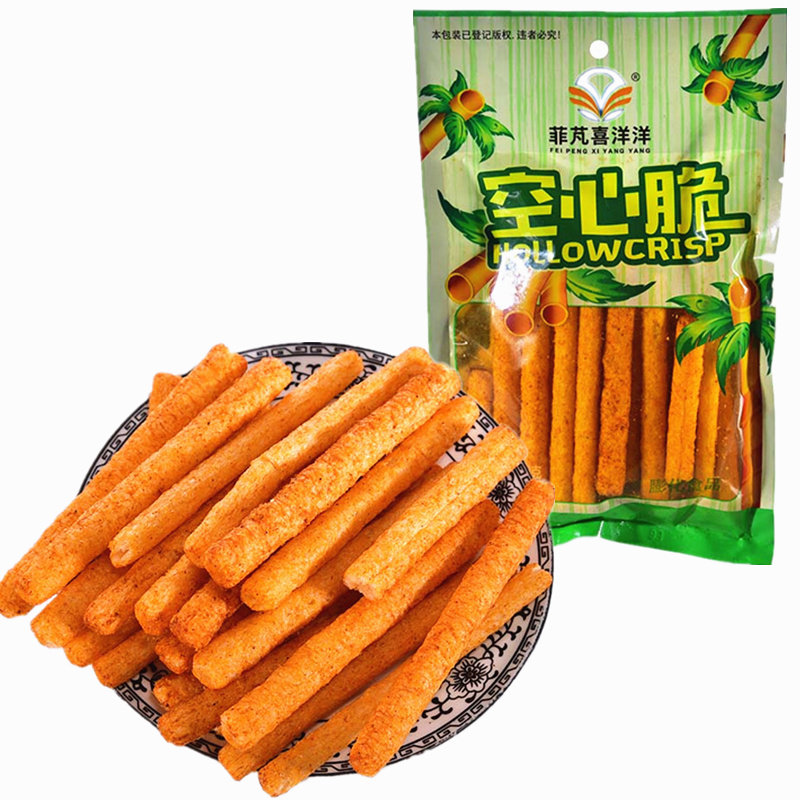 菲梵喜洋洋空心脆膨化食品约26克批发