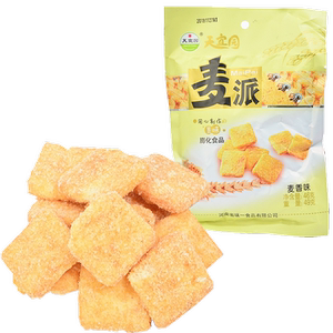 天宜园麦派零食香味香酥膨化饼干休闲零食小吃满儿时怀旧批发30克