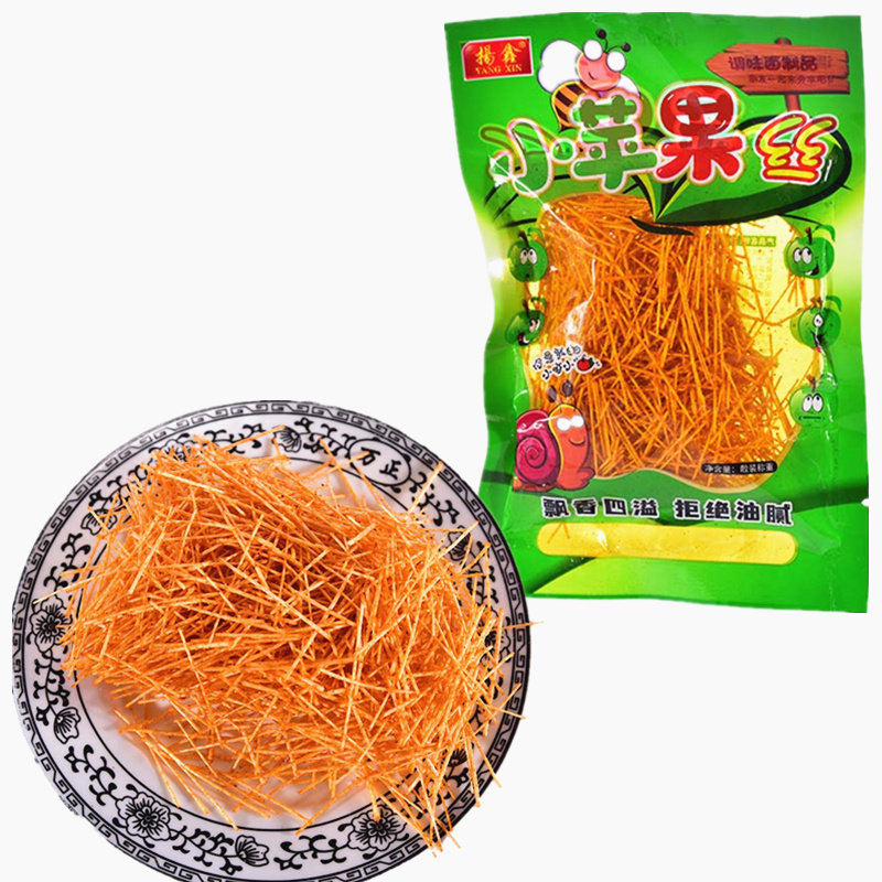 扬鑫小苹果丝调味面制品散称称重批发