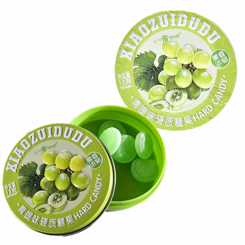麦尼熊荔枝青提味糖砂糖.淀粉糖浆坚硬糖果约22克批发