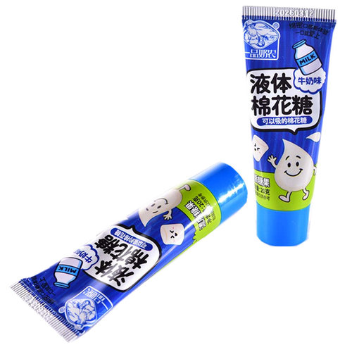 一品奶龙液体棉花糖流质糖果约20克批发