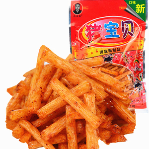 沈友毅猪宝贝8090后儿时小吃零食辣条猪宝贝调味面制食品18克批发