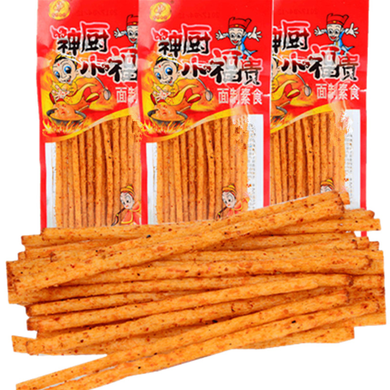 正宗神厨小福贵重庆风味休闲8090后儿时小吃零食礼包辣条批发14克