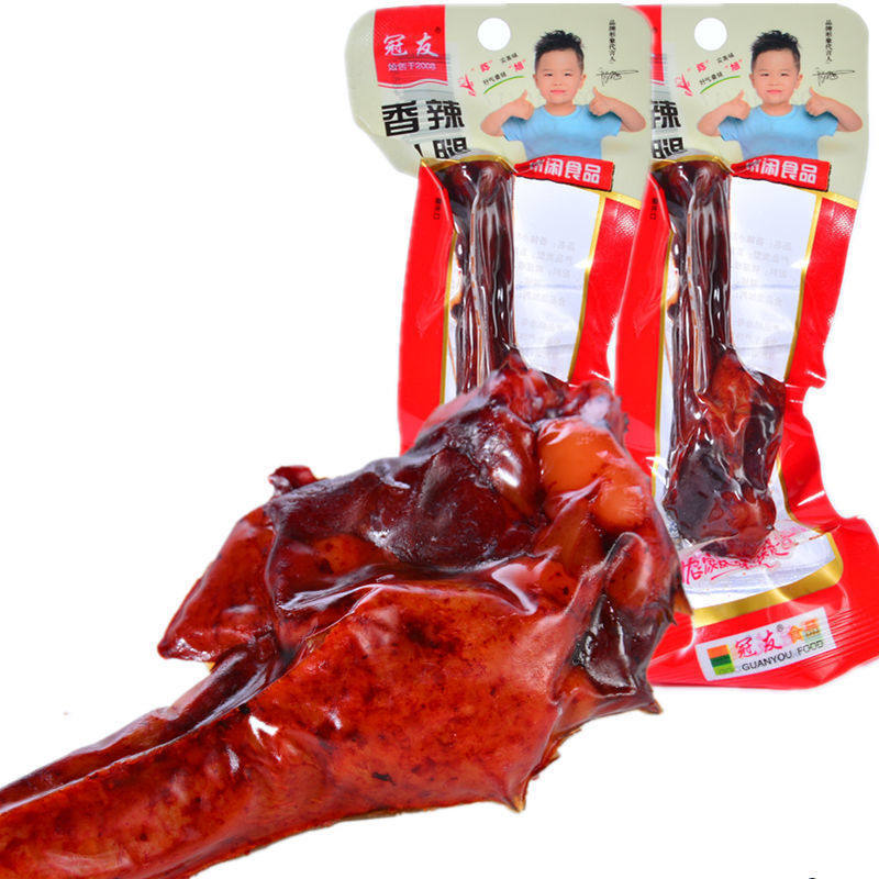 香吧佬香辣小腿小腿王肉制品真空包装风味休闲小吃零食20克批发