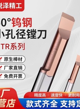 MTR小孔径镗刀钨钢合金内孔小孔径刀杆抗震微型车刀MTL 3-10mm