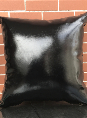 北欧皮腰垫抱枕欧式美式PU仿牛皮床头沙发汽车办公室椅子抱枕靠包