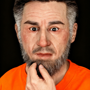 网红头套搞笑直播面具硅胶高颜值男士仿真易容画皮真实人脸全脸款