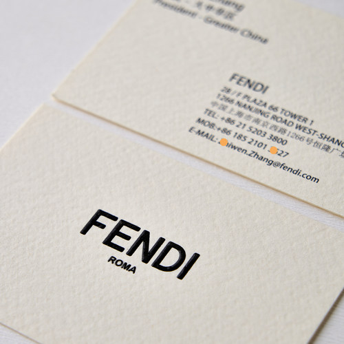 棉纸压凹烫金凹凸名片制作定制