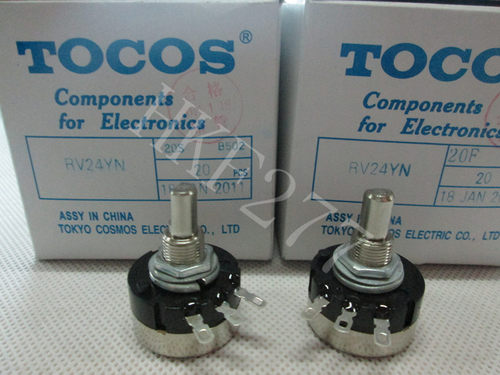 亏本销售 TOCOS TOKYO 单圈碳膜电位器 RV24YN 20S B502 5K - 封面