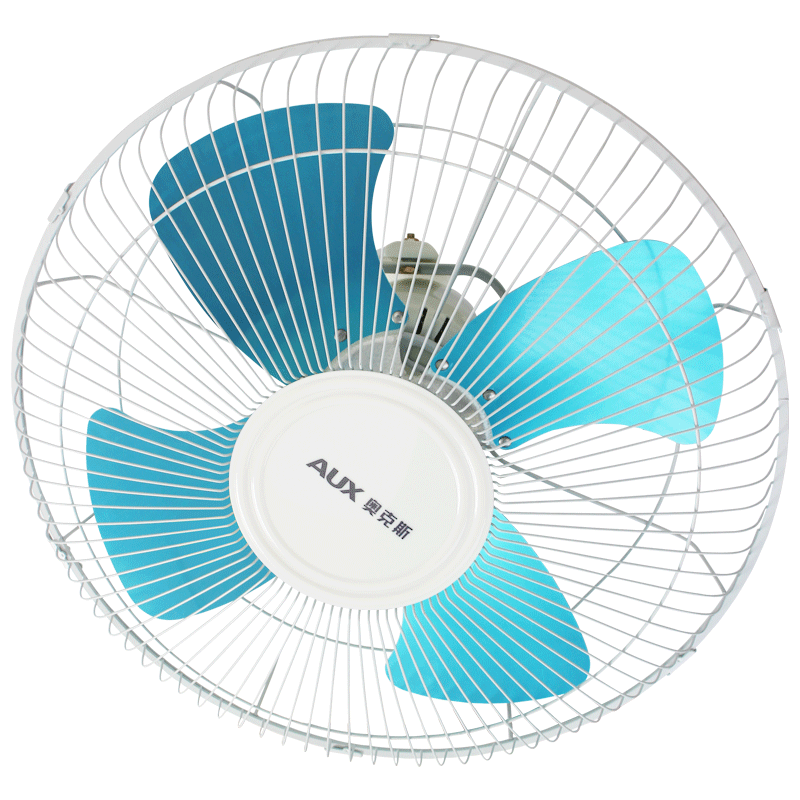 奥克斯楼顶扇360度天花摇头吸顶电风扇16寸家用学校宿舍工业电扇
