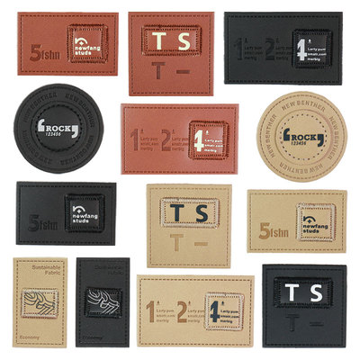 布贴装饰补丁贴皮革商标牛仔裤标