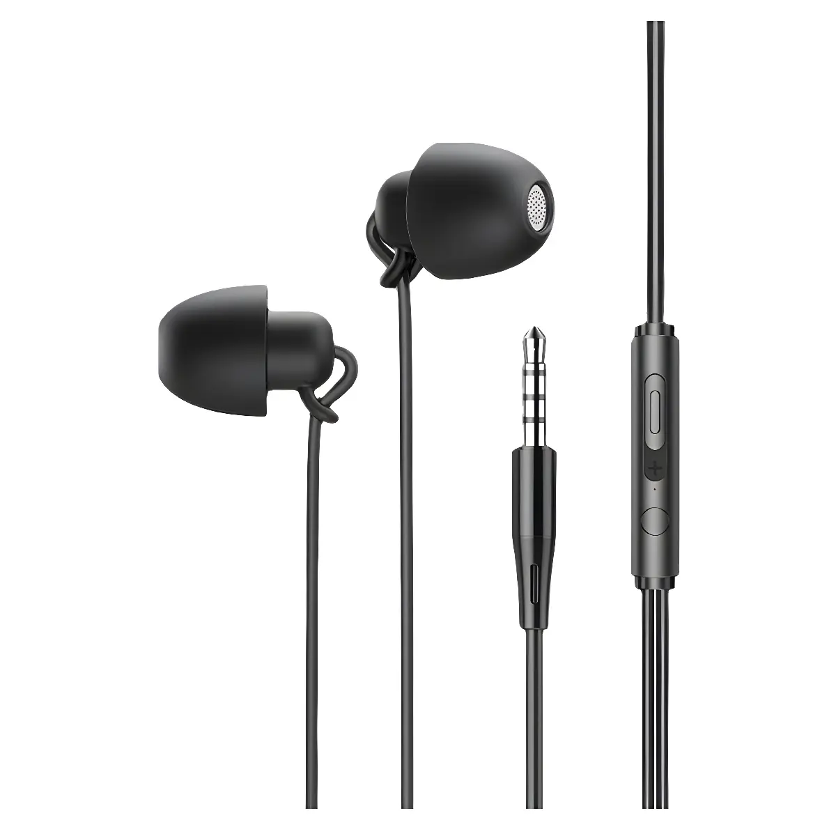 睡眠耳机 HiFi 软硅胶侧睡隔音不压耳入耳式手机耳机有线带麦
