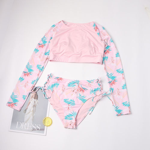 MEMORYBODY女分体长袖游泳衣