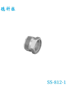 【SS-812-1K】Swagelok世伟洛克1/2 in. 卡套管接头的 滚花螺母