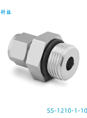 Swagelok世伟洛克（SS-1210-1-10ST）卡套接头3/4inx7/8-14外SAEM