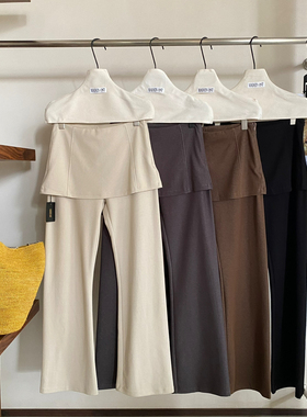 MADEIN OST-极简显瘦假两件针织裙裤休闲裤