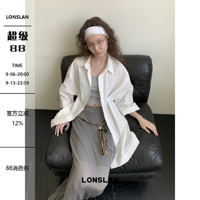LONSLAN25SUMMER  大件短袖质感衬衫
