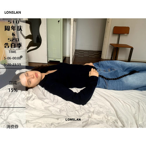 LONSLAN 2024AW NEW 针织polo领长袖