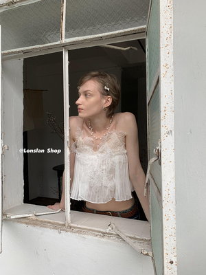 LONSLA蕾丝花边吊带内搭背心