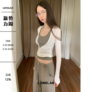 修身 LOSLAN 长袖 基础简约拉链薄款 25SS