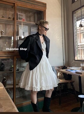 LONSLAN 2023SS  NEW 松紧蓬蓬公主半裙