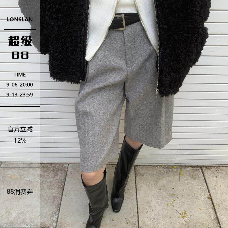 LONSLAN 24WINTER 11/10 20:00NEW羊毛西装中裤图片