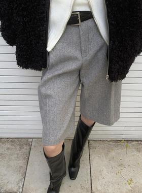 LONSLAN 24WINTER 11/10 20:00NEW羊毛西装中裤